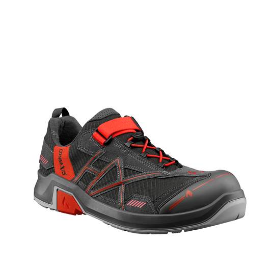 HAIX CONNEXIS SAFETY T S1 LOW GREY-RED